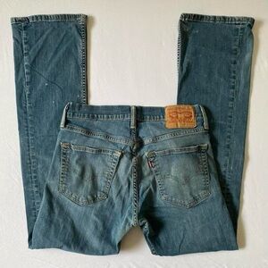 Levi's Blue Denim Jeans - Classic Straight Fit